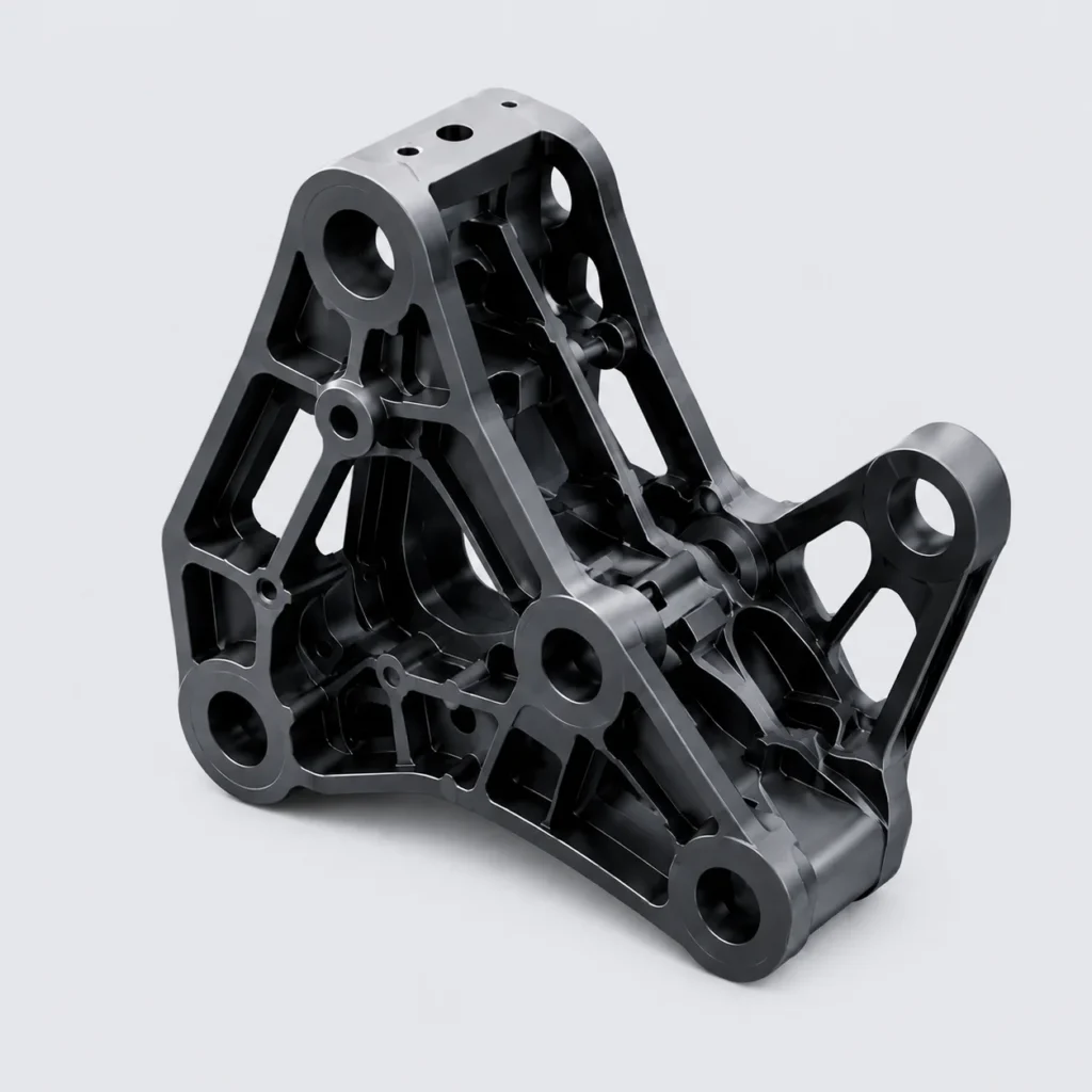 Detailed 3D model of an engineering component