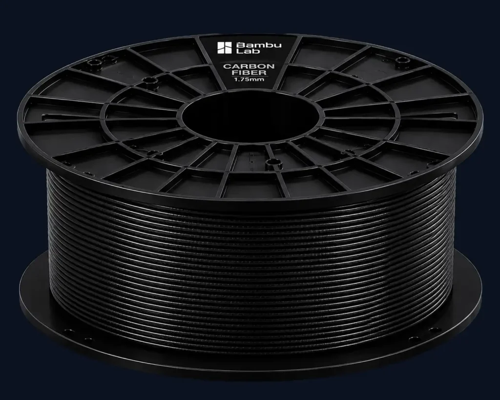 Carbon Fiber filament spool for 3D printing