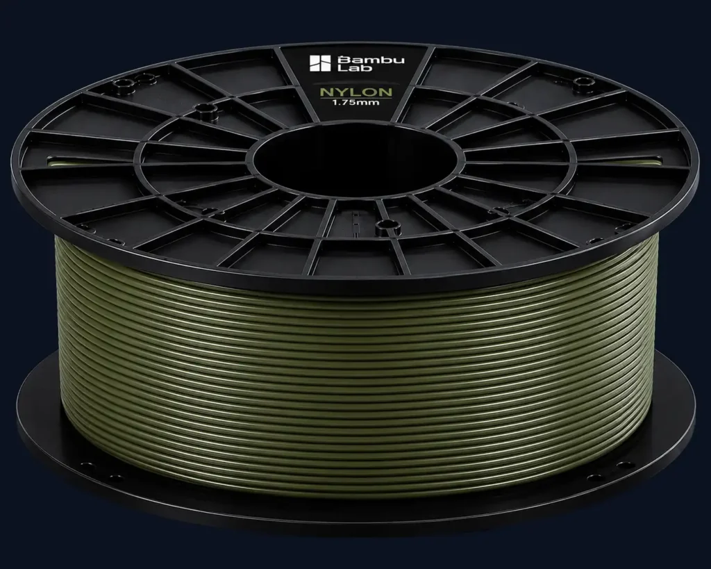 Nylon filament spool for 3D printing