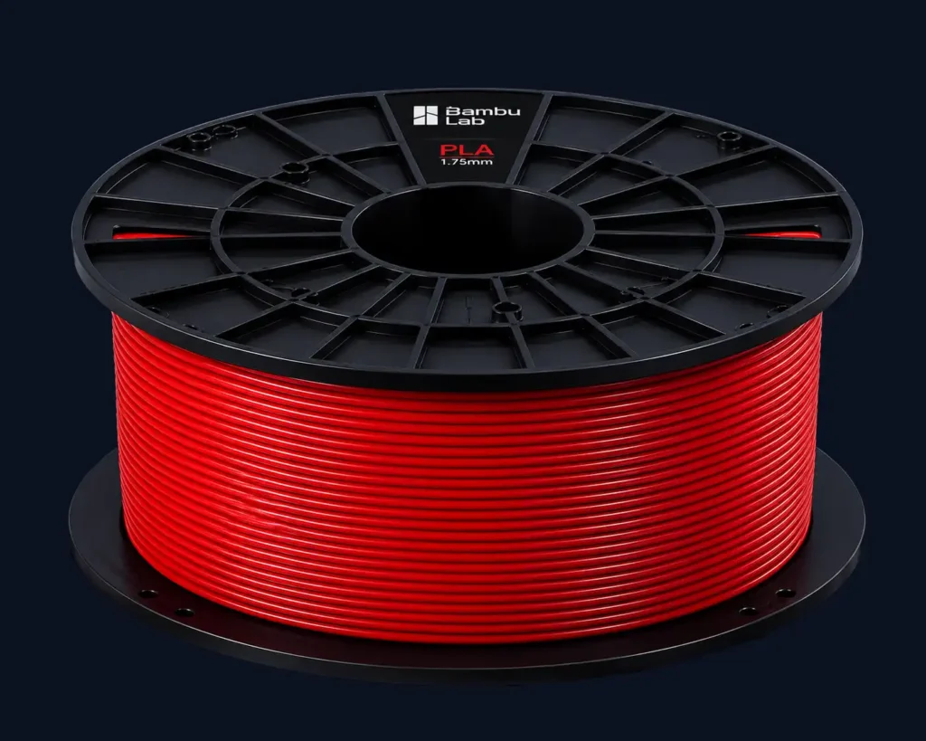 PLA filament spool for 3D printing