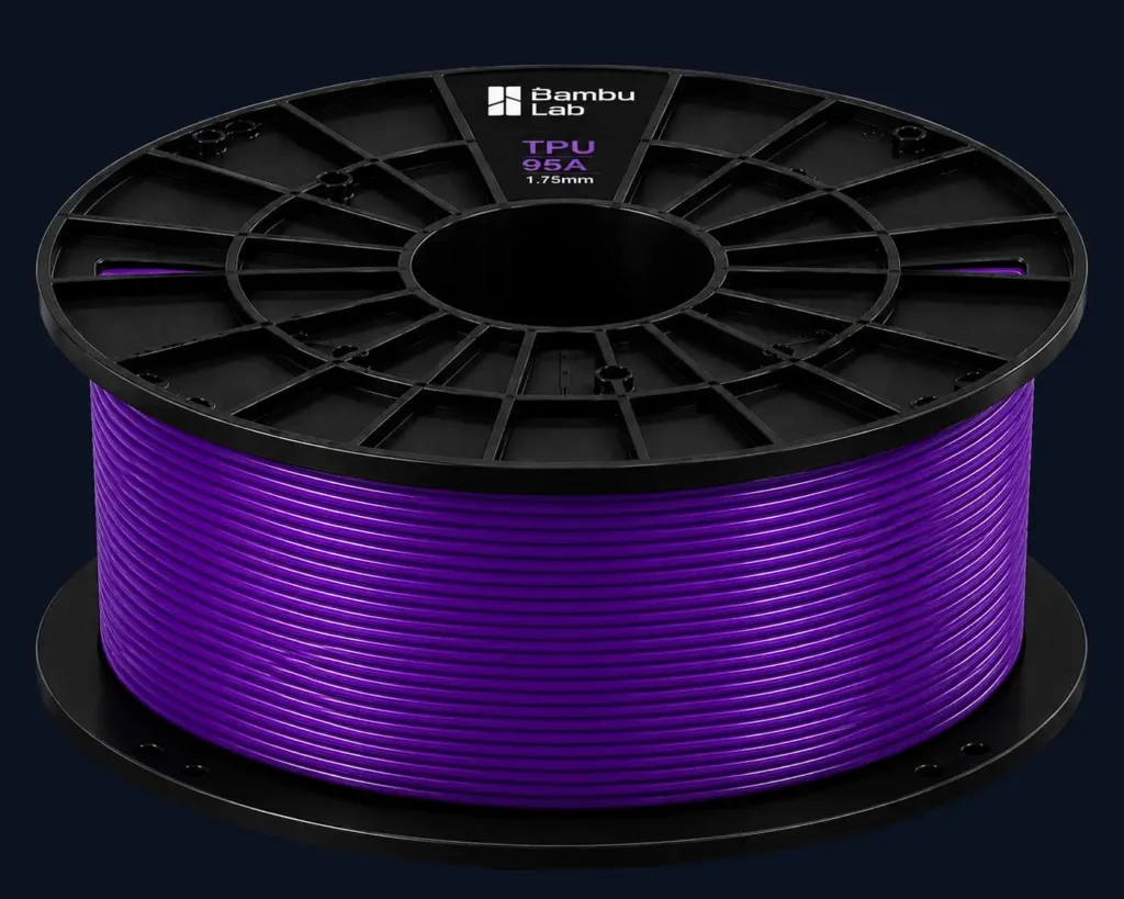 TPU filament spool for 3D printing